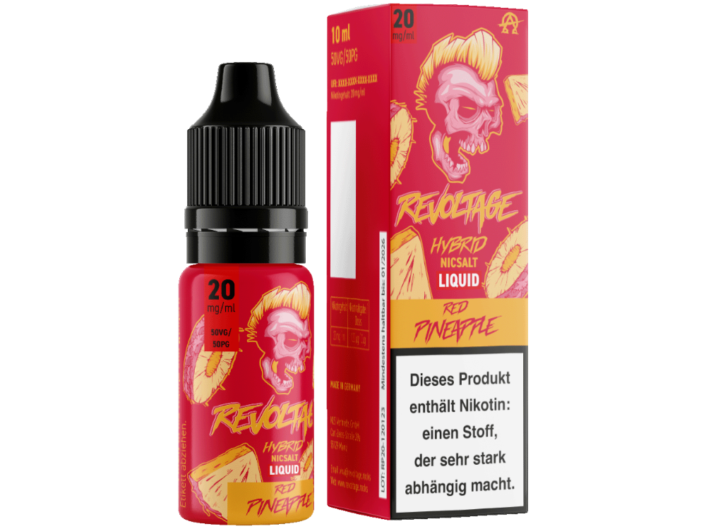 Revoltage - Tobacco Gold - Hybrid Nikotinsalz Liquid - Red Pineapple - 20 mg/ml