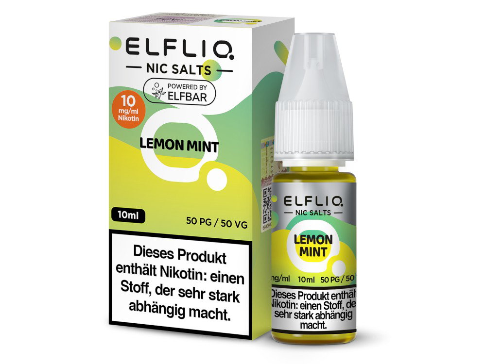 ELFLIQ - Lemon Mint - Nikotinsalz Liquid - 10 mg/ml