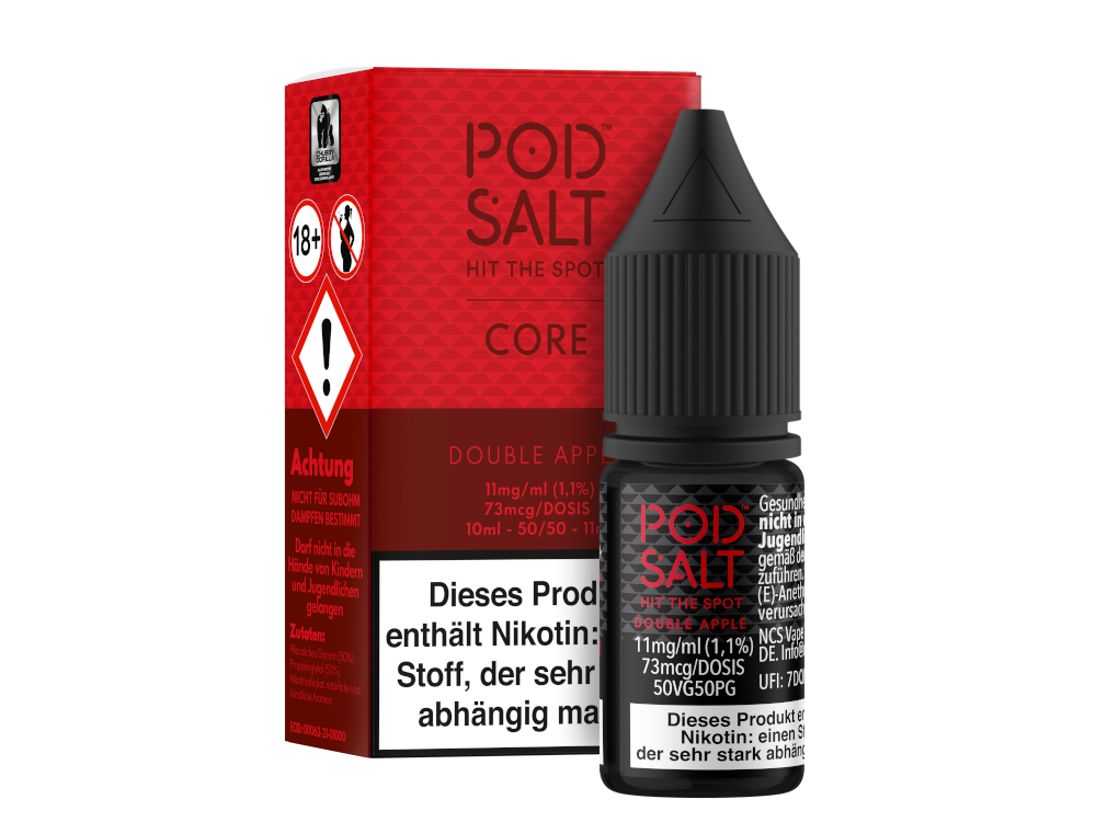 Pod Salt Core - Nikotinsalz Liquid - Double Apple - 11 mg/ml