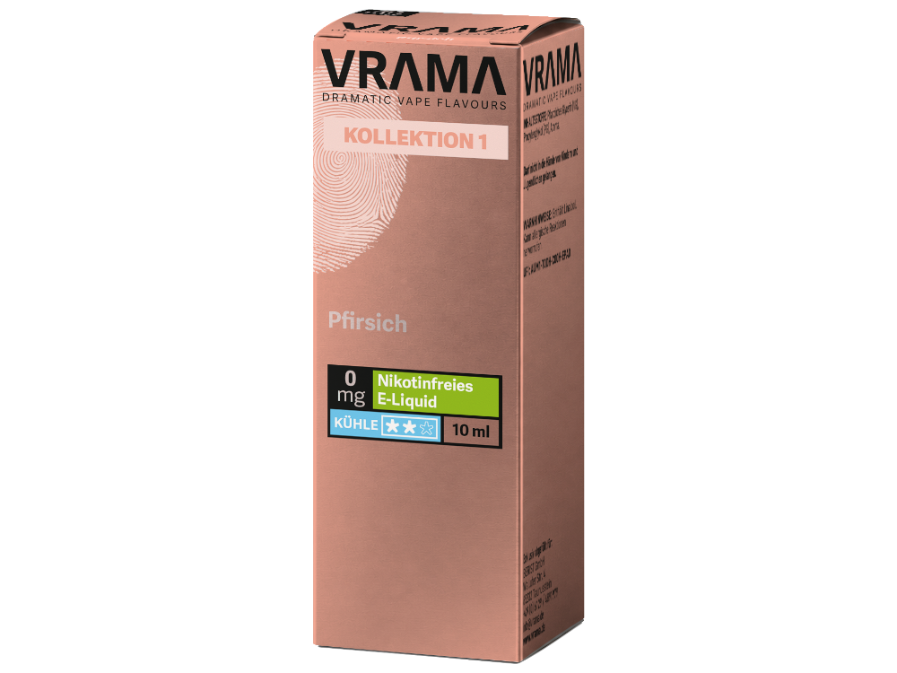 VRAMA - Kollektion 1 - Nikotinsalz Liquid - Pfirsich