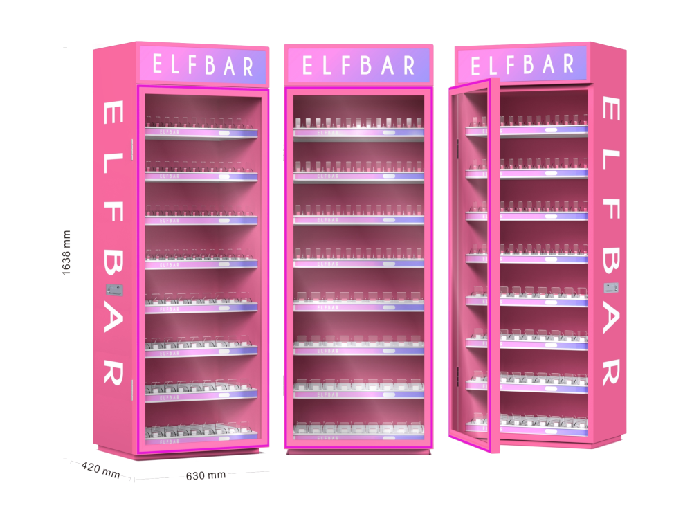 Elfbar - LED-Verkaufsdisplay Pink 160 cm
