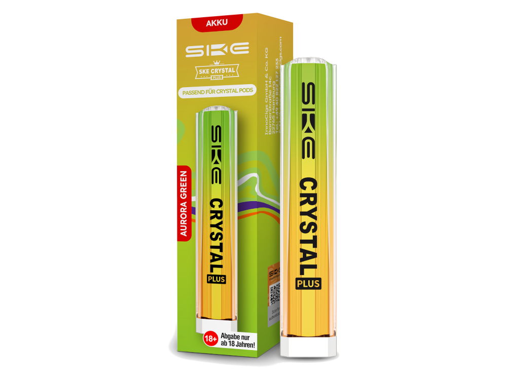 SKE - Crystal Plus Akku 400 mAh - aurora-grün