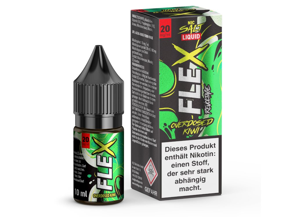 Revoltage - FLEX Nikotinsalz Liquid - Kiwi - 20 mg/ml