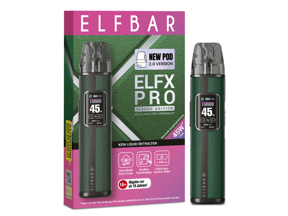 Elfbar ELFX Pro Classic Set Forest Elfbar ELFX Pro Classic Set Forest