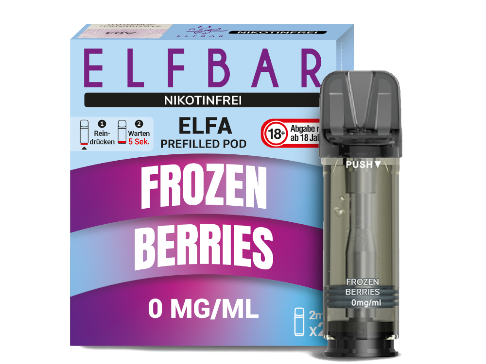 Elfbar - Elfa Pod Frozen Berries 0 mg/ml (2 Stück pro Packung)