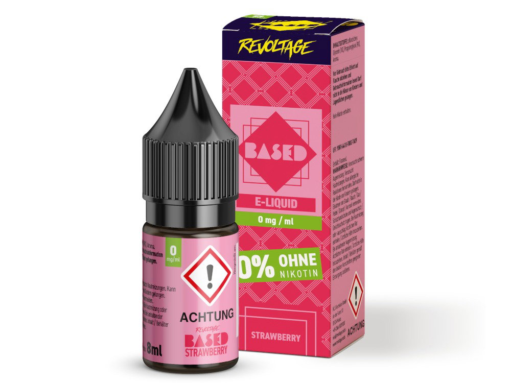 Revoltage - BASED - Hybrid Nikotinsalz Liquid - Strawberry - 0 mg/ml