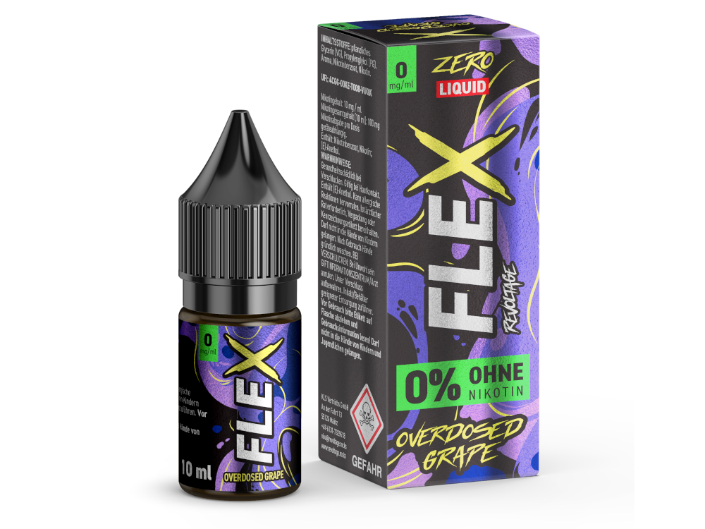 Revoltage - FLEX Nikotinsalz Liquid - Grape - 0 mg/ml