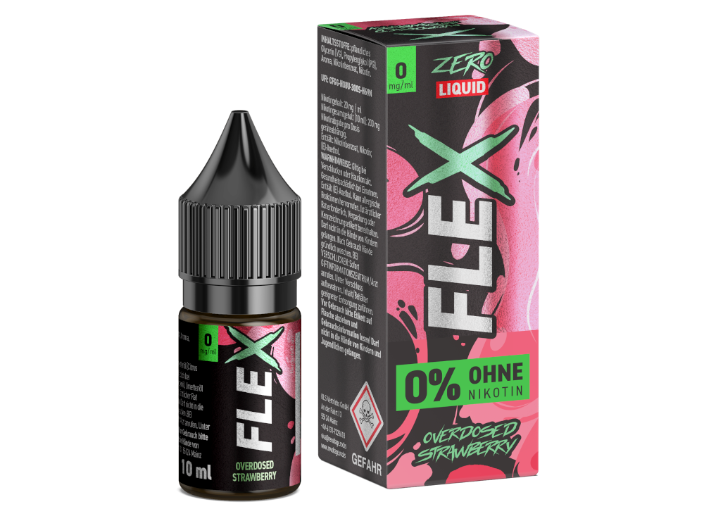 Revoltage - FLEX Nikotinsalz Liquid - Strawberry - 0 mg/ml