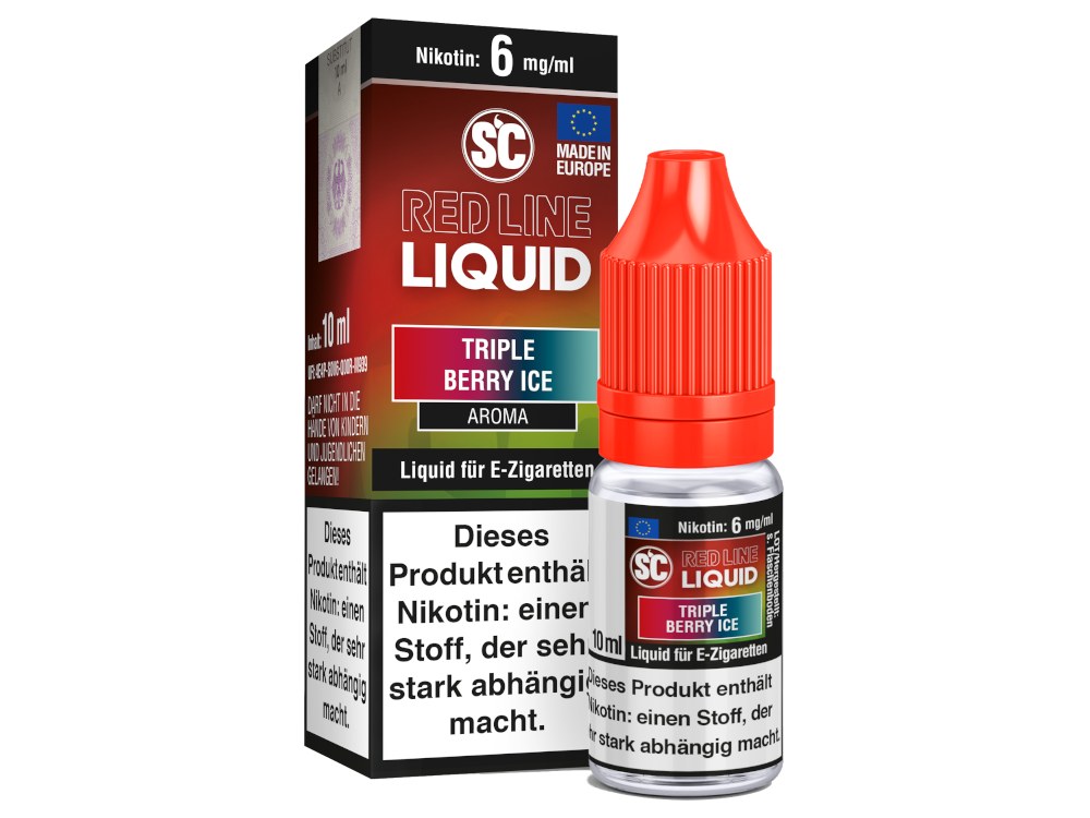 SC - Red Line Nikotin - Triple Berry Ice - 6 mg/ml