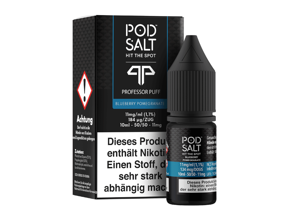 Pod Salt Fusion - Blueberry Pomegranate - Nikotinsalz Liquid - 11 mg/ml