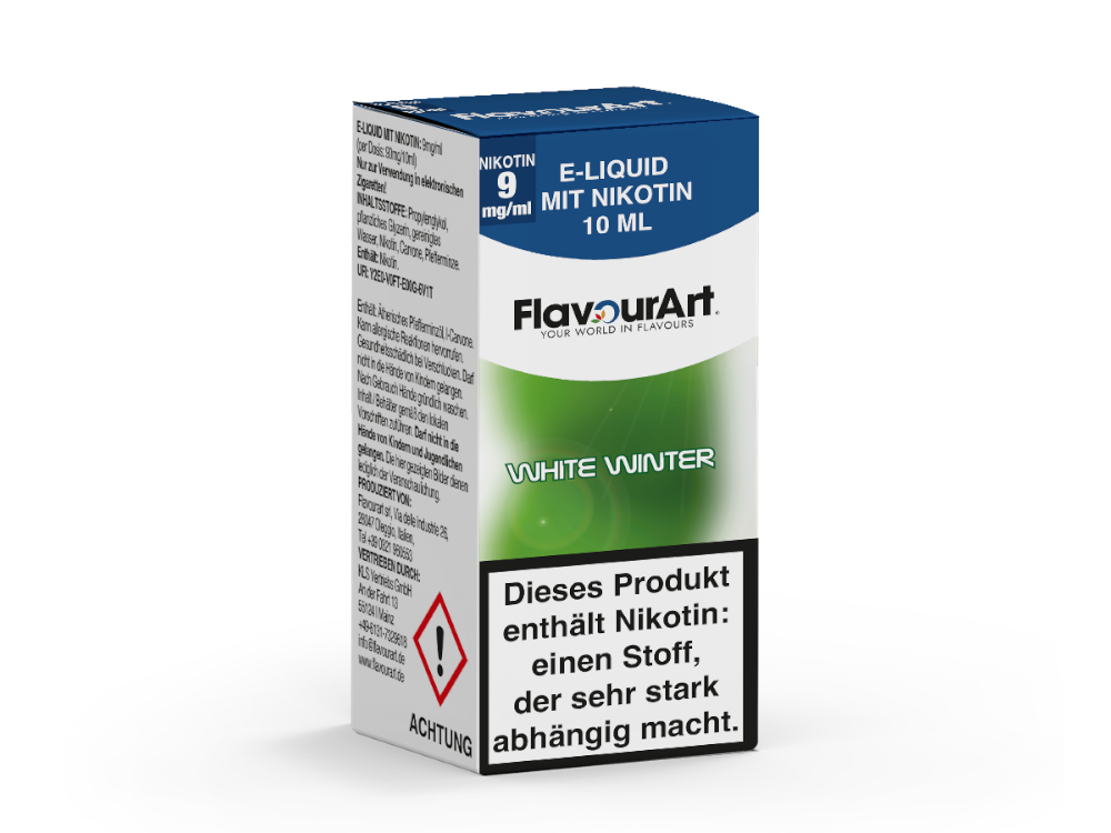 FlavourArt - E-Zigaretten Liquid - White Winter - 9 mg/ml