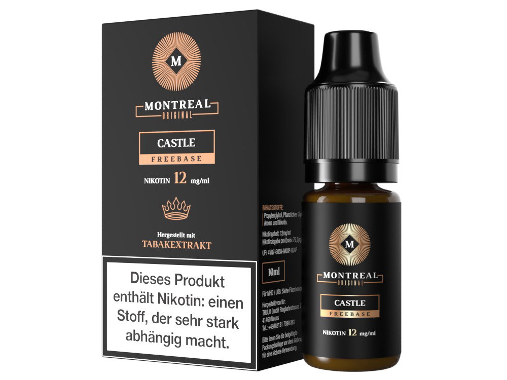 Montreal Original - E-Zigaretten Liquid - Castle - 12 mg/ml