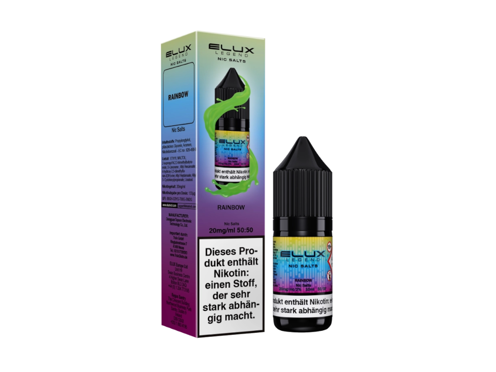 Elux - Nikotinsalz Liquid - Rainbow