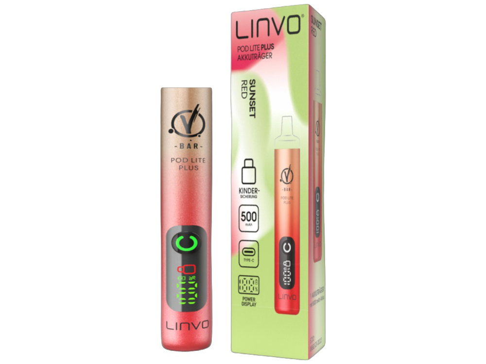 Linvo - Pod Lite Plus Akku 500 mAh - rot