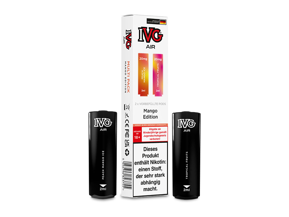 IVG AIR Pod Multi Flavour Edition - Prefilled - Mango Edition - 20 mg/ml