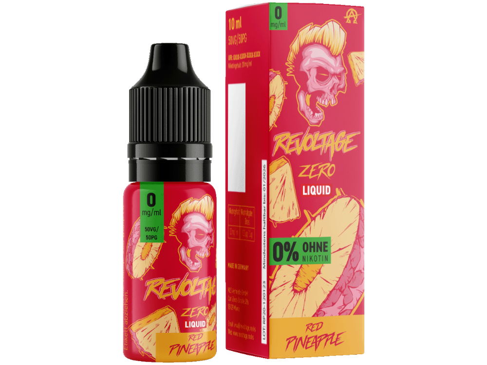Revoltage - Tobacco Gold - Hybrid Nikotinsalz Liquid - Red Pineapple - 0 mg/ml