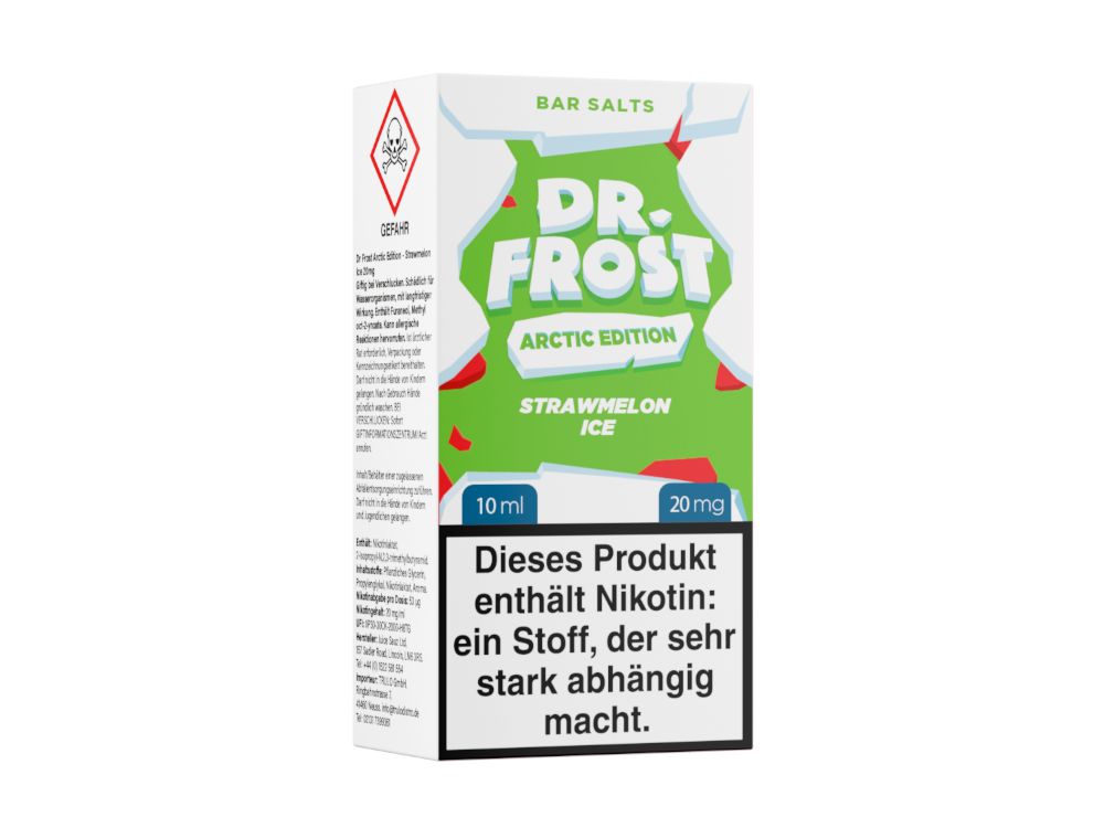 Dr. Frost - Arctic Edition - Nikotinsalz Liquid - Strawmelon Ice - 20 mg/ml