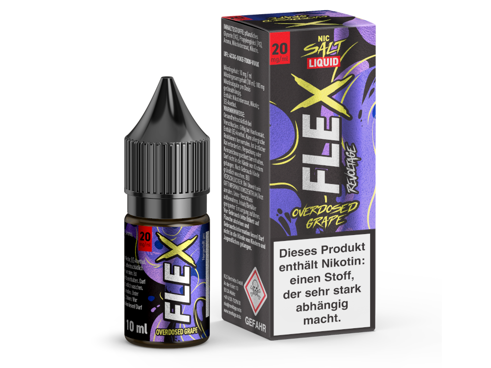 Revoltage - FLEX Nikotinsalz Liquid - Grape - 20 mg/ml