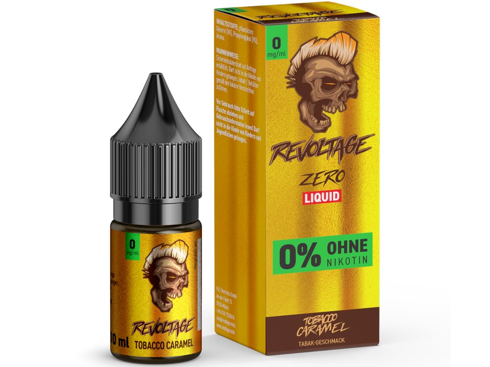 Revoltage - Hybrid Nikotinsalz Liquid - Tobacco Caramel - 0 mg/ml