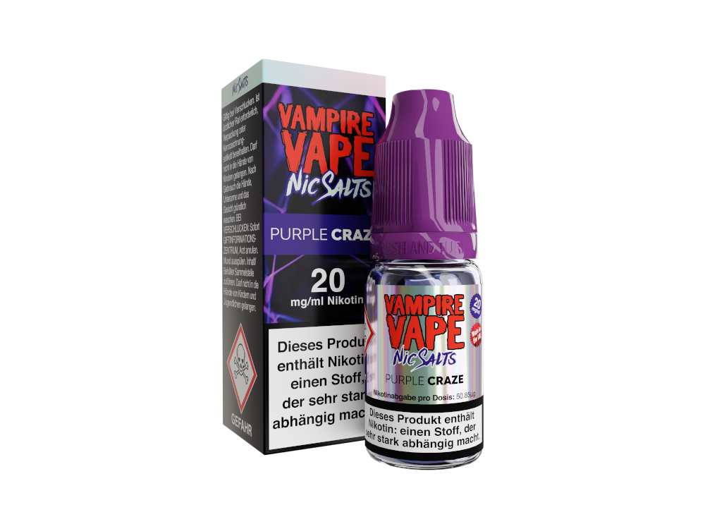 Vampire Vape - Purple Craze - Nikotinsalz Liquid - 20 mg/ml
