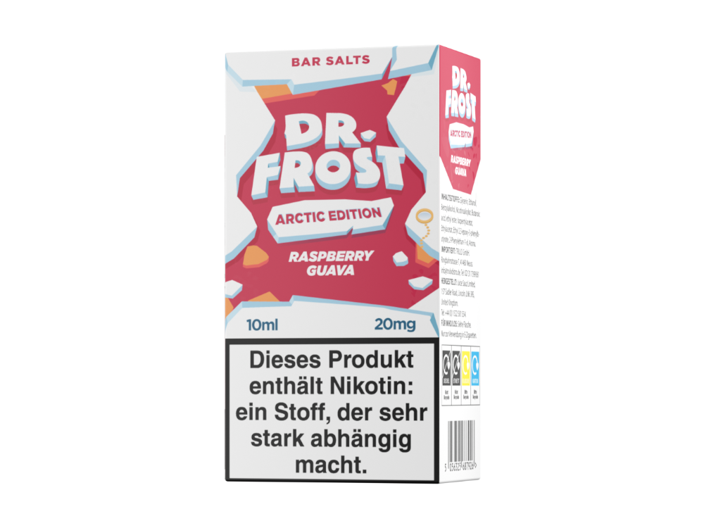 Dr. Frost - Arctic Edition - Nikotinsalz Liquid - Raspberry Guava - 20 mg/ml