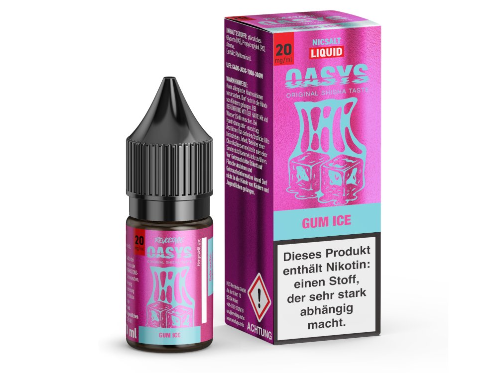 Revoltage OASYS - Hybrid Nikotinsalz Liquid - Gum Ice - 20 mg/ml