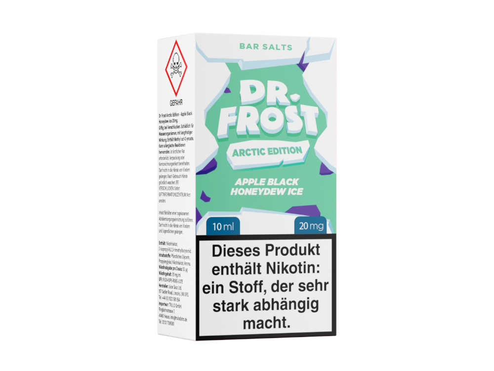 Dr. Frost - Arctic Edition - Nikotinsalz Liquid - Apple Black Honeydew Ice - 20 mg/ml