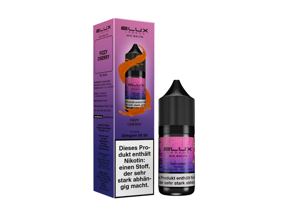 Elux - Nikotinsalz Liquid - Fizzy Cherry