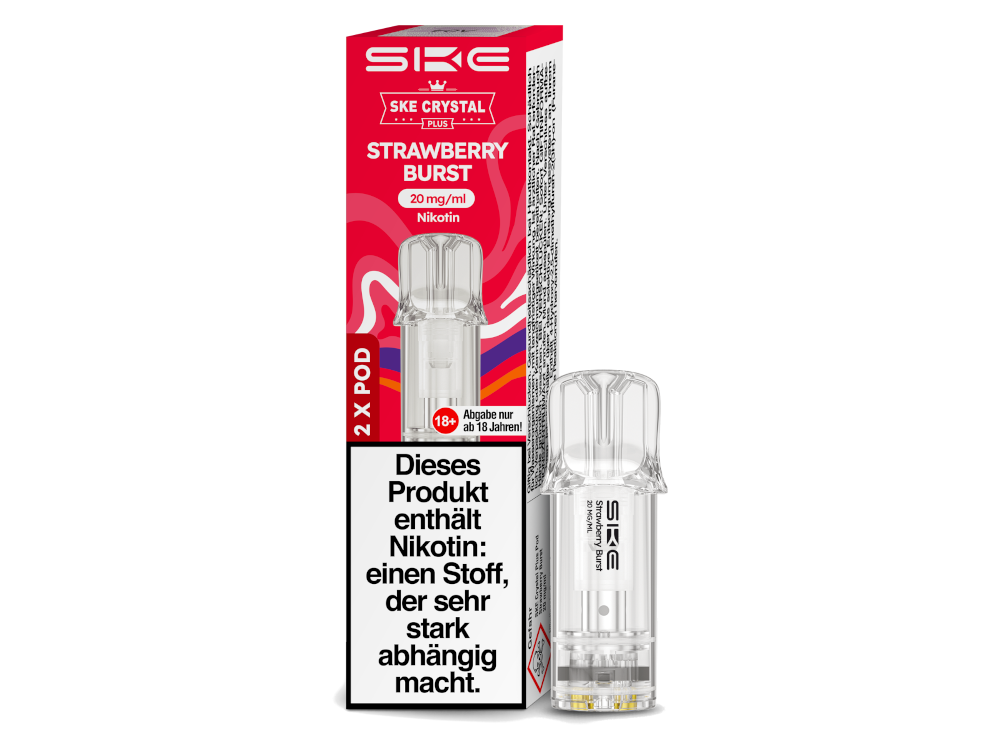 SKE - Crystal Plus Pod Blueberry Cherry Blackberry 20 mg/ml (2 Stück pro Packung)