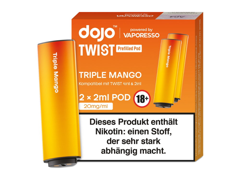 Vaporesso - Dojo - Twist Pod 20 mg/ml - Prefilled - Triple Mango
