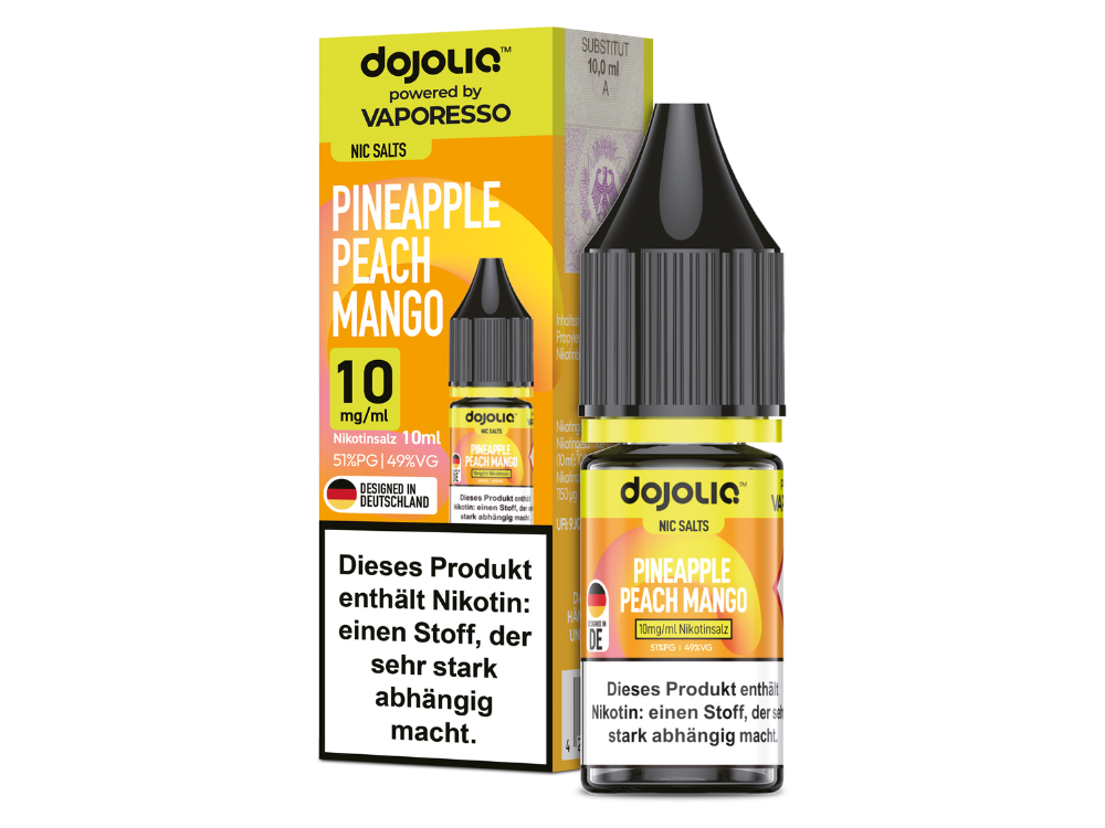 Dojoliq - Nikotinsalz Liquid  - Pineapple Peach Mango