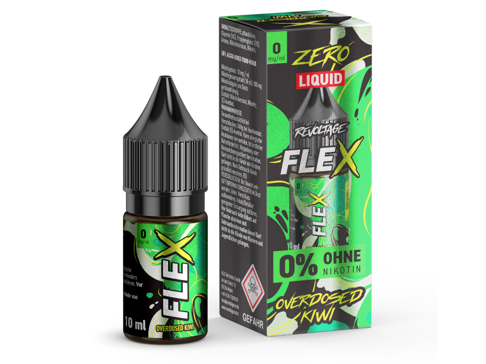 Revoltage - FLEX Nikotinsalz Liquid - Kiwi - 0 mg/ml