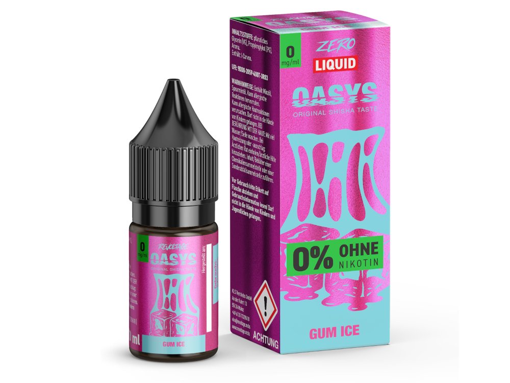Revoltage OASYS - Hybrid Nikotinsalz Liquid - Gum Ice - 0 mg/ml