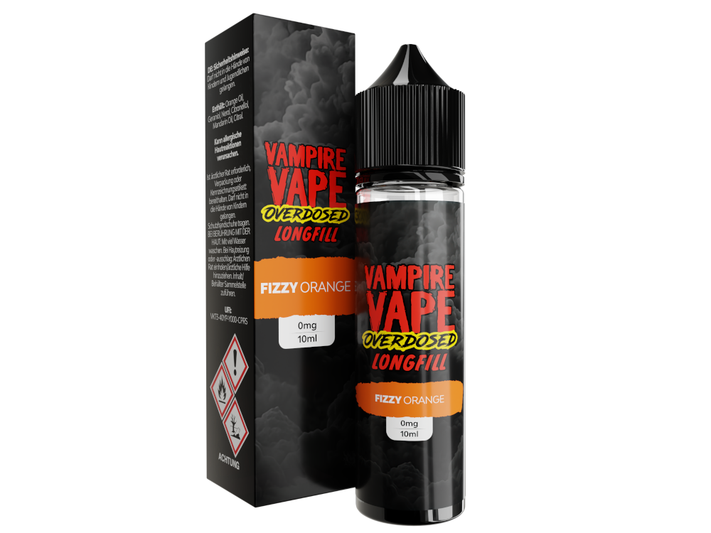 Vampire Vape - Overdosed - Aroma Fizzy Orange 10 ml 10er Packung
