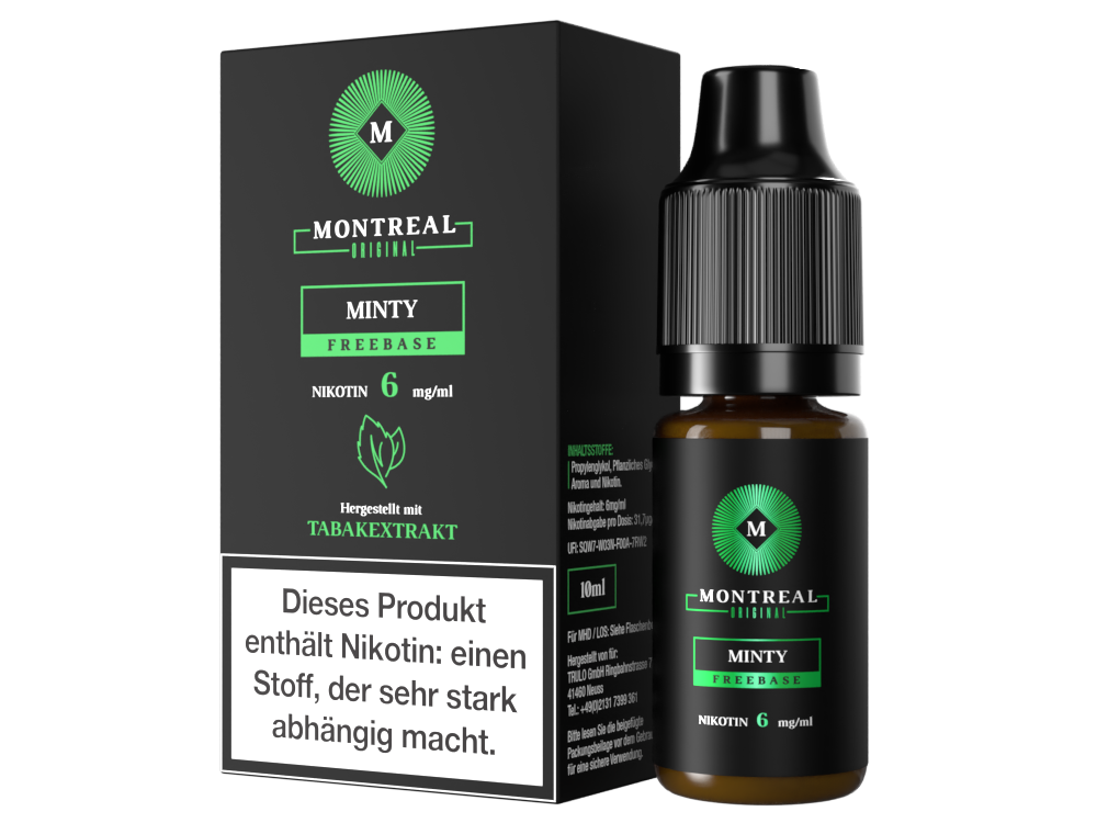 Montreal Original - E-Zigaretten Liquid - Minty - 6 mg/ml