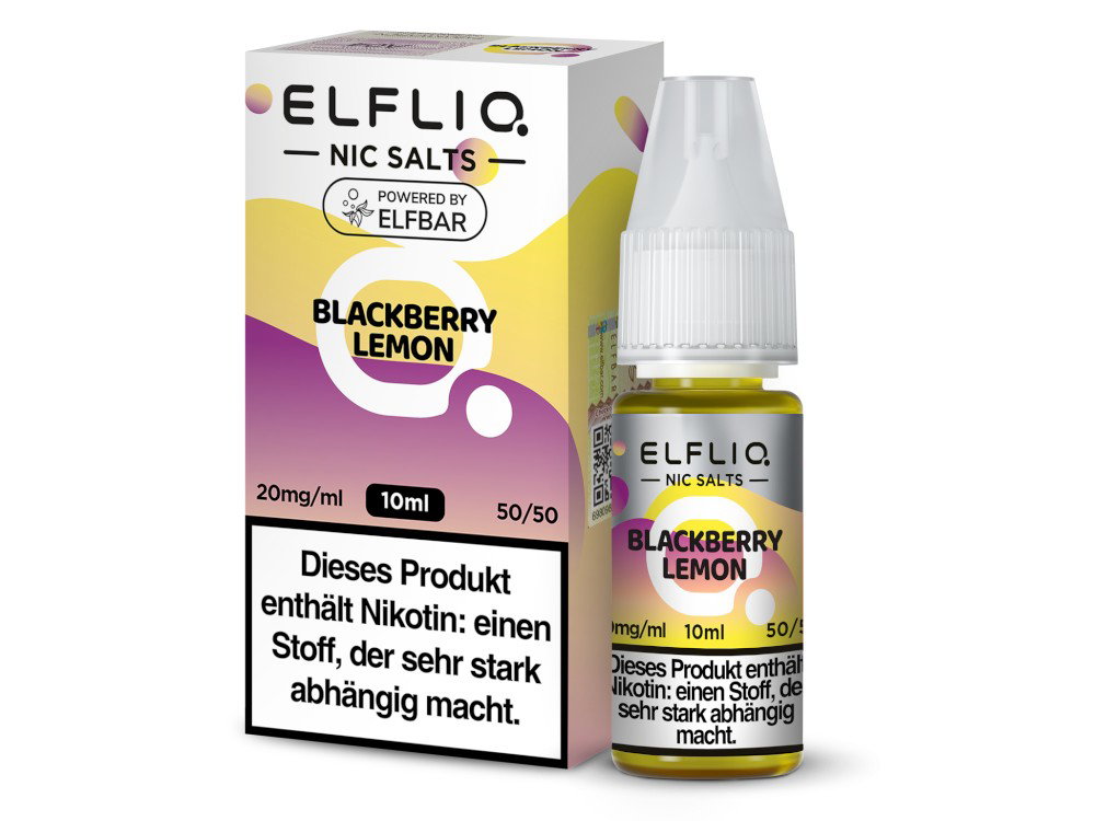 ELFLIQ - Blackberry Lemon - Nikotinsalz Liquid - 20 mg/ml
