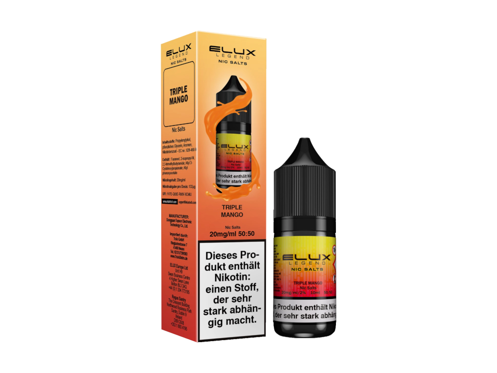 Elux - Nikotinsalz Liquid - Triple Mango
