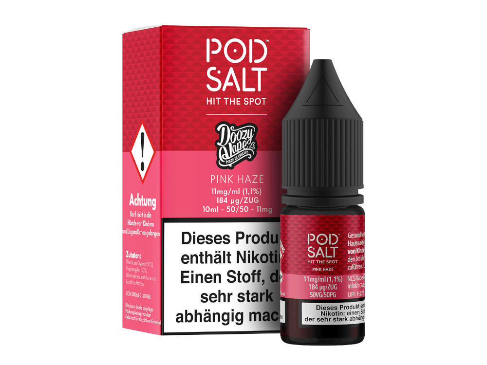Pod Salt Fusion - Pink Haze - Nikotinsalz Liquid - 11 mg/ml