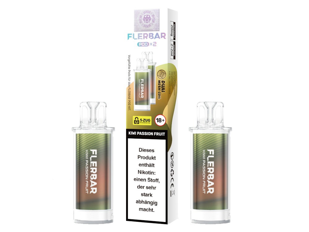 Flerbar - POD - Prefilled - Kiwi Passion Fruit