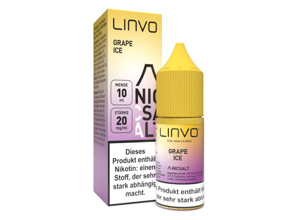 Linvo - Nikotinsalz Liquid - Grape Ice