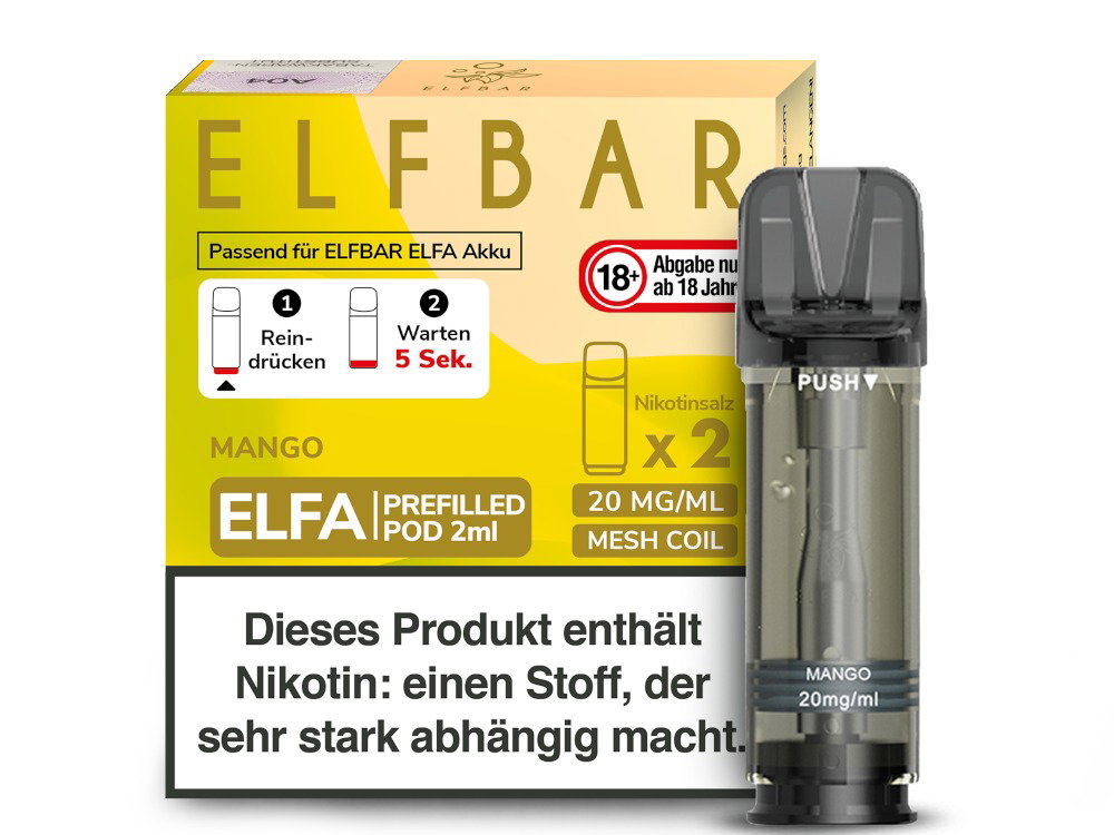 Elfbar Elfa Pod 20mg/ml (2 Stück) - Prefilled