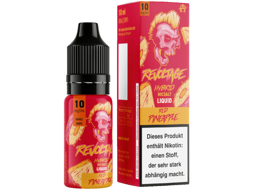 Revoltage - Tobacco Gold - Hybrid Nikotinsalz Liquid - Red Pineapple - 10 mg/ml