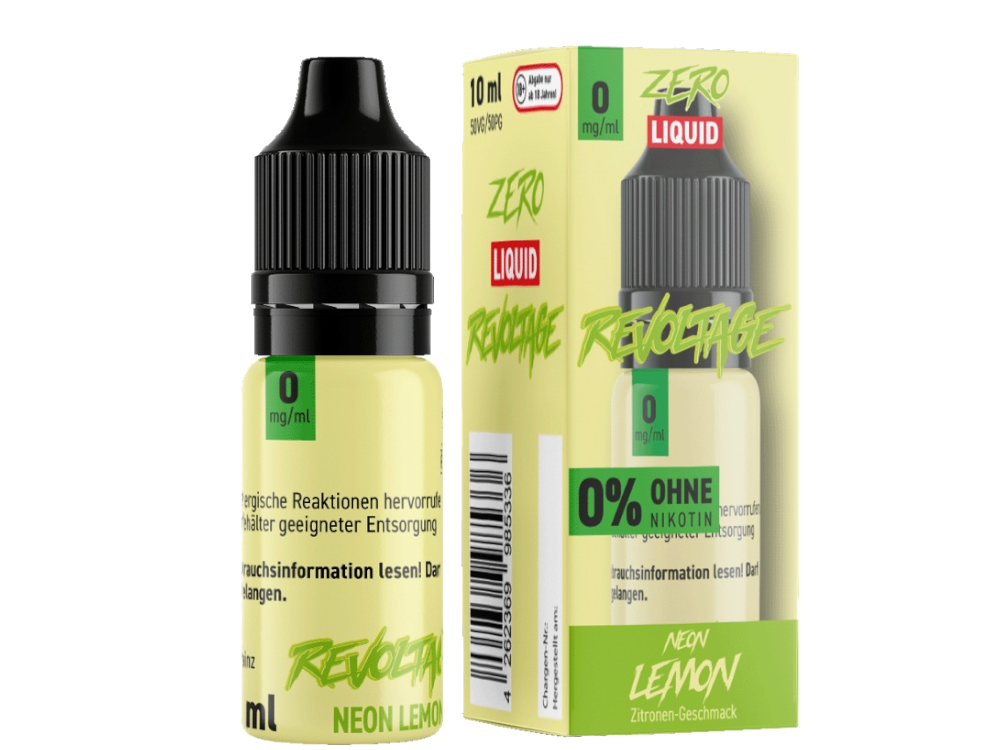 Revoltage - Tobacco Gold - Hybrid Nikotinsalz Liquid - Neon Lemon - 0 mg/ml