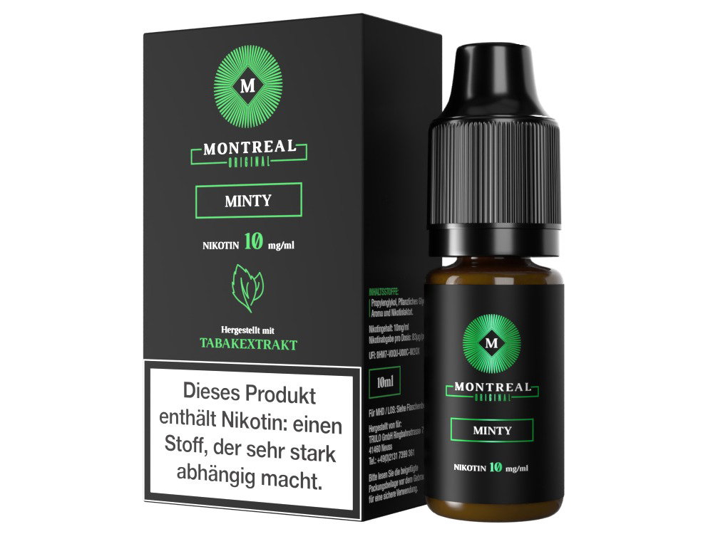 Montreal Original - Nikotinsalz Liquid - Minty - 10 mg/ml