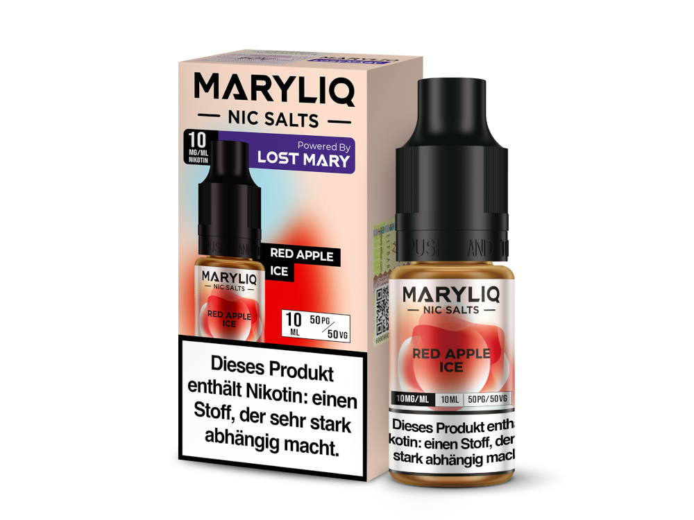 MARYLIQ - Nikotinsalz Liquid - Red Apple Ice - 10 mg/ml