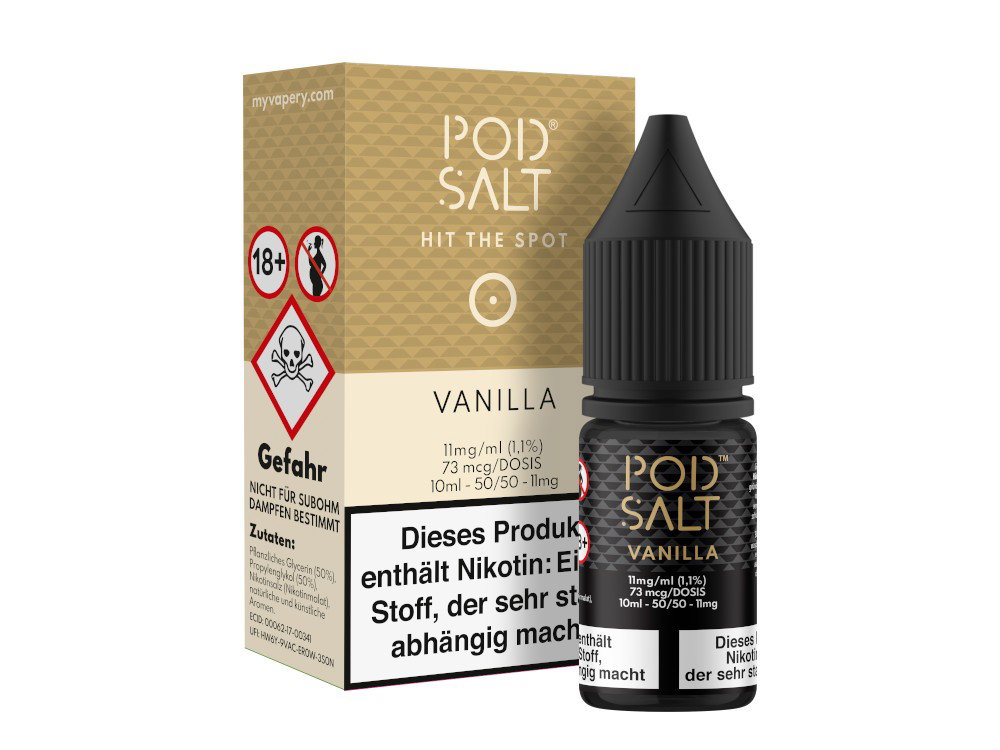 Pod Salt - Vanilla - Nikotinsalz Liquid - 11 mg/ml