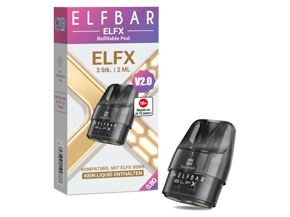 Elfbar Elfx Pod V2.0 - 0,8 Ohm
