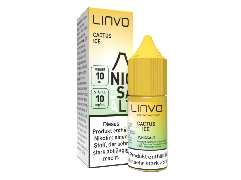 Linvo - Cactus Ice - Nikotinsalz Liquid 10 mg/ml