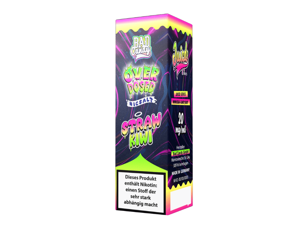 Bad Candy Liquids - Juicd - Nikotinsalz Liquid - Straw Kiwi