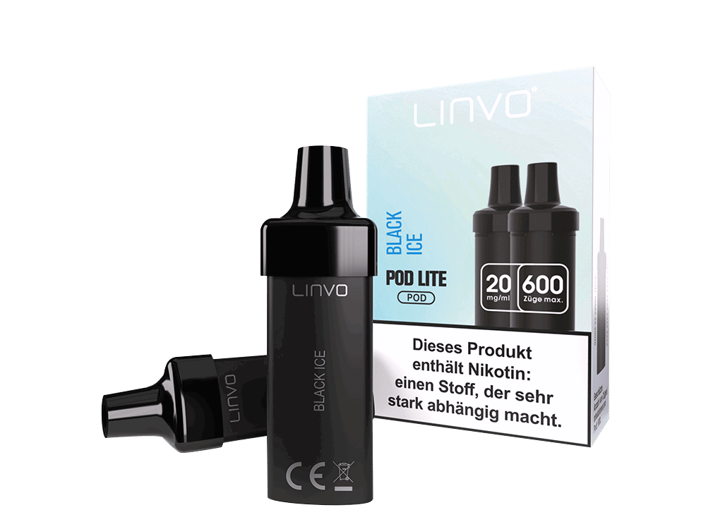 Linvo - Pod Lite Cartridge Black Ice 20 mg/ml (2 Stück pro Packung) 10er Packung